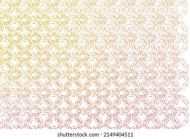 Light yellow, orange vector template with circles. Modern abstract illustration with colorful water drops. Pattern for beautiful websites.