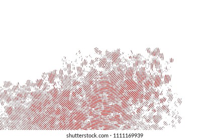 Light Yellow, Orange vector texture with colored lines. Lines on blurred abstract background with gradient. The pattern can be used for busines ad, booklets, leaflets
