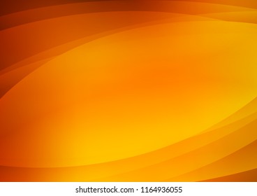 Light Yellow, Orange vector texture with colored lines. Lines on blurred abstract background with gradient. Best design for your ad, poster, banner.