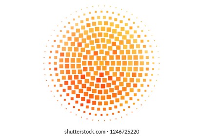 Light Yellow, Orange vector texture in rectangular style. Decorative design in abstract style with rectangles. Best design for your ad, poster, banner.