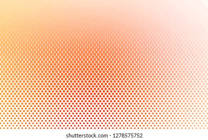 Light Yellow, Orange vector texture with disks. Modern abstract illustration with colorful water drops. Pattern for beautiful websites.