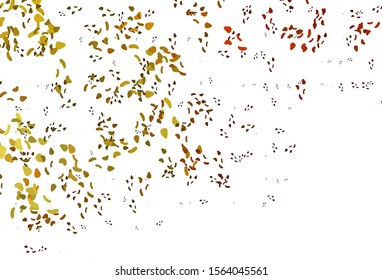 Light Yellow, Orange vector texture with random forms. Modern abstract illustration with colorful random forms. Modern design for your business card.