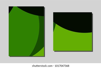 Light Yellow, Orangevector brochure for ui, ux design. Beautiful colored sample in A4 size. Pattern for beautiful business cards, folders.