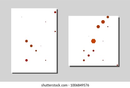 Light Yellow, Orangevector cover for Envelopes. Web interface on abstract background with colorful gradient. New design for a poster, banner of your website.