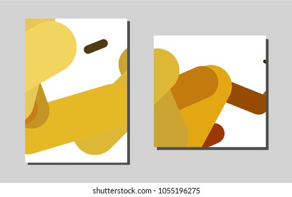 Light Yellow, Orangevector layout for Leaflets. Blurred decorative design in abstract style with textbox. Pattern for ads, leaflets, labels of your business.