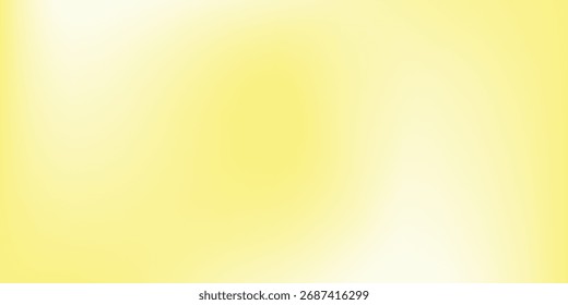 Fondo abstracto de gradiente pastel amarillo claro con fondo de Anuncio de Sitio web. Gradiente de color borroso o desenfoque de ombre. Ilustración de Vector