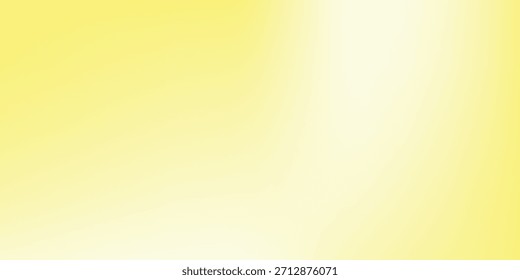 Fondo abstracto de gradiente pastel amarillo claro con fondo de Anuncio de Sitio web. Gradiente de color borroso o desenfoque de ombre. Desenfocado abstracto moderno agradable