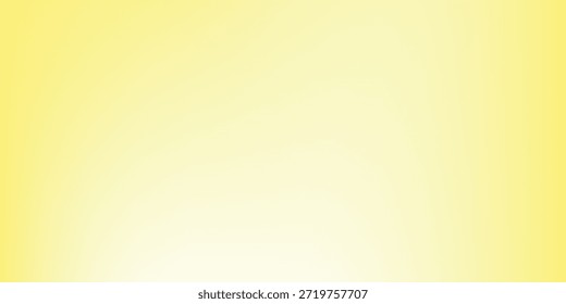 Fondo abstracto de gradiente pastel amarillo claro con fondo de Anuncio de Sitio web. Gradiente de color borroso o desenfoque de ombre. Desenfocado abstracto moderno agradable