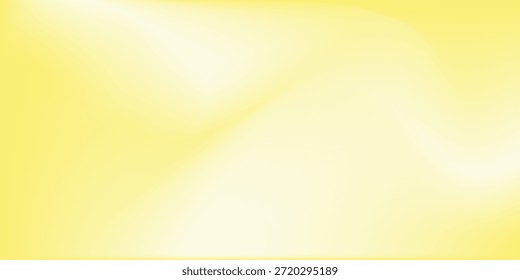 Fondo abstracto de gradiente pastel amarillo claro con fondo de Anuncio de Sitio web. Gradiente de color borroso o desenfoque de ombre. Desenfocado abstracto moderno