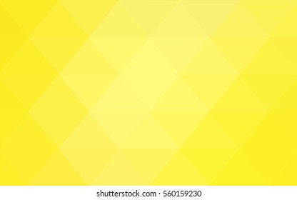 Light Yellow Pattern. Seamless triangular template. Geometric sample. Repeating routine with triangle shapes. Seamless texture for your design. Pattern can be used for background.