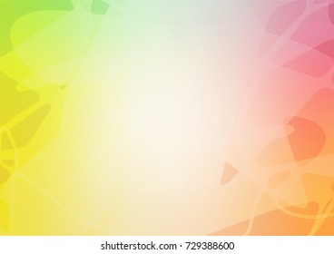 Light yellow, Pink vector abstract doodle pattern. Brand-new colored illustration in blurry style with doodles drawn by child. Brand-new style for your business design.