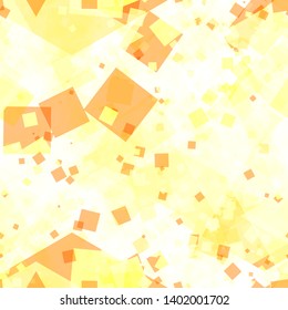 Light yellow seamless texture with geometric shapes. Abstract vector background for web page, banners backdrop, fabric, home decor, wrapping
