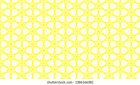 Light Yellow Stars Pattern Image