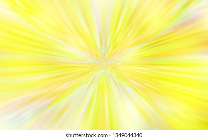 Light Yellow vector abstract blurred background. An elegant bright illustration with gradient. Background for designs.