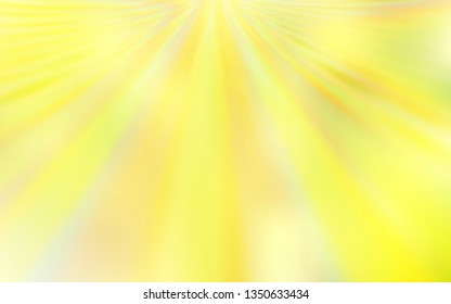 Light Yellow vector abstract blurred layout. Glitter abstract illustration with gradient design. Smart design for your work.