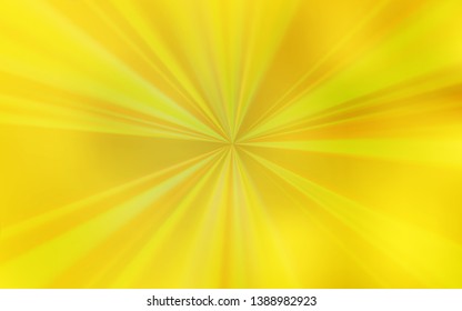 Light Yellow vector abstract blurred layout. An elegant bright illustration with gradient. New design for your business.