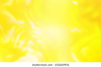 Light Yellow vector abstract blurred layout. Glitter abstract illustration with gradient design. Elegant background for a brand book.