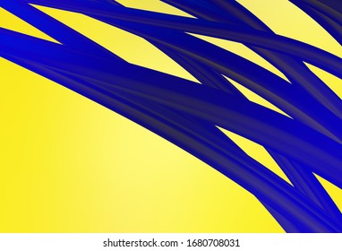 Light Yellow vector abstract blurred layout. New colored illustration in blur style with gradient. New design for your business.