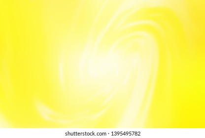 Light Yellow vector abstract bright texture. New colored illustration in blur style with gradient. New style for your business design.