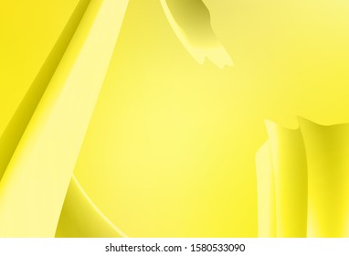 Light Yellow vector abstract bright pattern. A completely new colored illustration in blur style. Completely new design for your business.