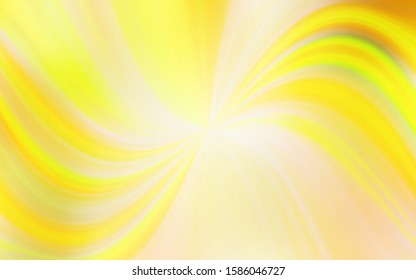 Light Yellow vector abstract bright pattern. Glitter abstract illustration with gradient design. Elegant background for a brand book.