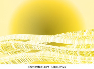 Light Yellow vector abstract bright template. Colorful abstract illustration with gradient. Blurred design for your web site.