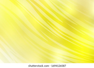 Light Yellow vector abstract bright texture. Glitter abstract illustration with gradient design. New style design for your brand book.