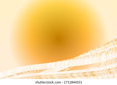 Hellgelbe Vektorillustration abstrakte helle Textur. Eine elegante, helle Illustration mit Farbverlauf. Komplett neues Design für Ihr Unternehmen.