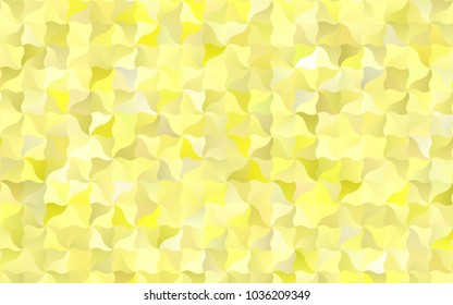 Light Yellow vector abstract cambered template. Brand-new colored illustration in blurry style with gradient. A completely new design for your business.
