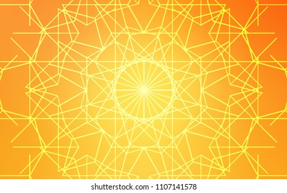 Light Yellow vector abstract doodle wallpaper. Sketchy doodles drawn by child on blurred background. The pattern can be used for wallpapers and coloring books.