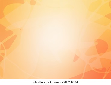 Light yellow vector abstract doodle template. Shining colored illustration with childish doodles in Arabic style. Hand painted design for web, leaflet, textile.