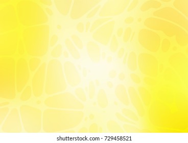 Light Yellow vector abstract doodle template. Childish elegant natural pattern with gradient. A completely new design for your business.