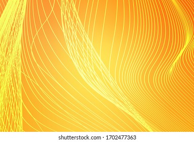 Light Yellow vector abstract layout. Colorful illustration in abstract style with gradient. New design for your business.