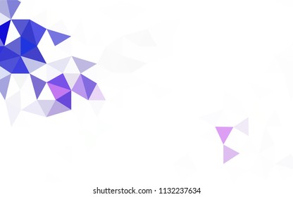Light Yellow vector abstract polygonal pattern. Elegant bright polygonal illustration with gradient. Triangular pattern for your design.