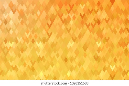 Light Yellow vector abstract textured polygonal background. Blurry rectangular design. The pattern with repeating rectangles can be used for background.