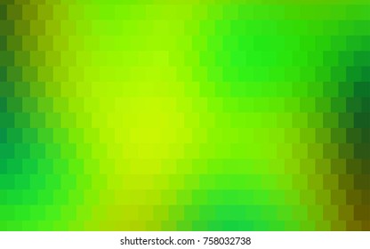 Light Yellow vector abstract textured polygonal background. Blurry rectangular design. The pattern with repeating rectangles can be used for background.