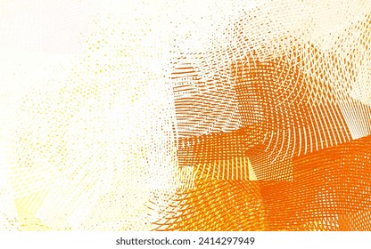 Light Yellow vector backdrop with bent lines. A sample with colorful lines, shapes. Background for cell phone screens.