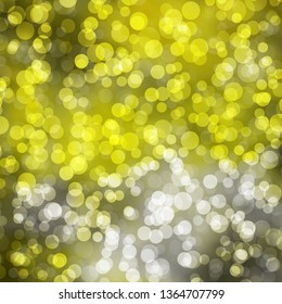 Light Yellow vector backdrop with circles. Colorful illustration with gradient dots in nature style. Pattern for wallpapers, curtains.