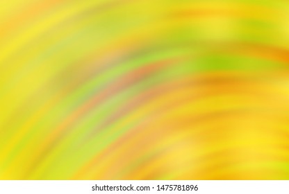 Light Yellow vector backdrop with curved lines. A completely new colorful illustration in simple style. A completely new template for your design.