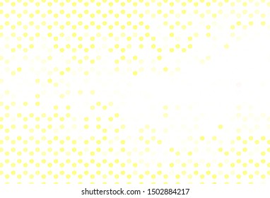 Light Yellow vector backdrop with curved lines. A circumflex abstract illustration with gradient. Template for cell phone screens.