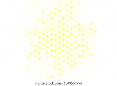 Light Yellow vector backdrop with curved lines. Shining colorful illustration in simple style. Elegant pattern for a brand book.