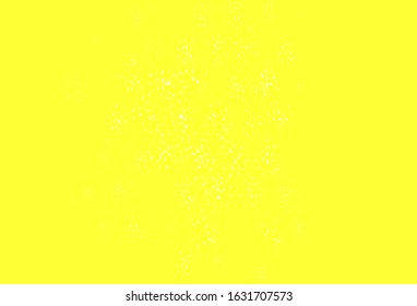 Light Yellow vector backdrop with dots. Blurred bubbles on abstract background with colorful gradient. Design for your business advert.