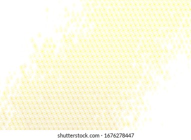 Light Yellow vector backdrop with dots. Blurred decorative design in abstract style with bubbles. New template for your brand book.