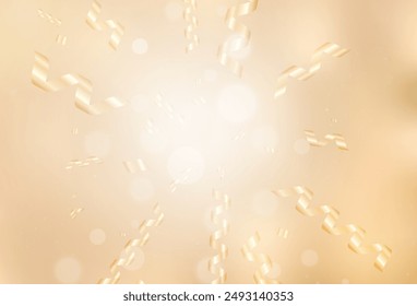Light Yellow vector backdrop in holiday style. Simple gradient illustration with Christmas attributes. Smart design for promotion of university.