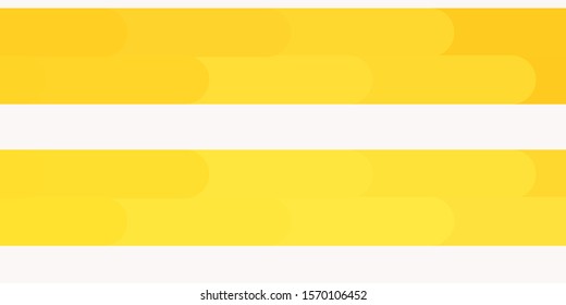 Light Yellow vector backdrop with lines. Colorful gradient illustration with abstract flat lines. Smart design for your promotions.