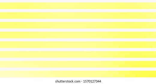 Light Yellow vector backdrop with lines. Modern abstract illustration with colorful lines. Pattern for booklets, leaflets.