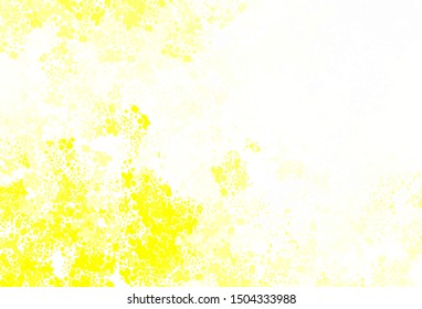 Light Yellow vector backdrop with memphis shapes. Simple colorful illustration with abstract gradient shapes. Background for a cell phone.