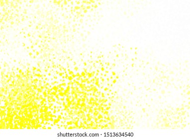 Light Yellow vector backdrop with memphis shapes. Simple colorful illustration with abstract gradient shapes. Elegant design for wallpapers.