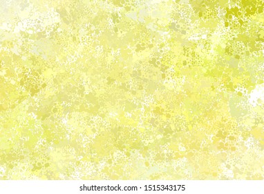 Light Yellow vector backdrop with memphis shapes. Modern abstract illustration with colorful random forms. Modern design for your business card.