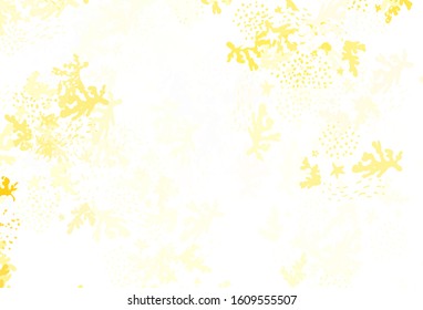 Light Yellow vector backdrop with memphis shapes. Modern abstract illustration with colorful random forms. Best smart design for your business.